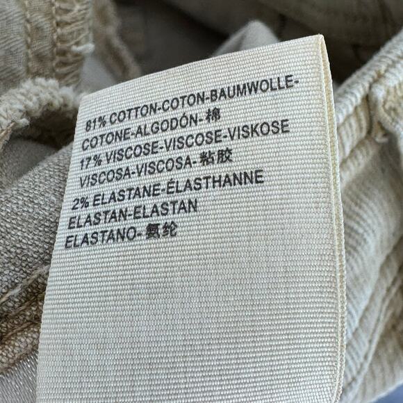 Free People Corduroy Pants Size 25 Tan - Picture 5 of 5